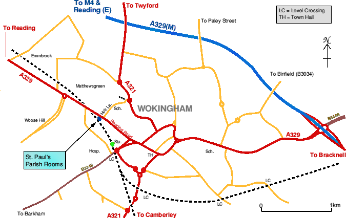 Wokingham map